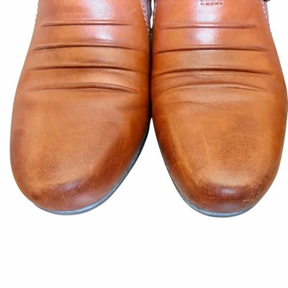 Clarks Artisan Rosalyn Nicole Comfort Heel Shoes Brown Cushioned Womens Size 9 - Picture 13 of 16